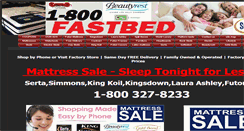 Desktop Screenshot of 1800fastbed.com